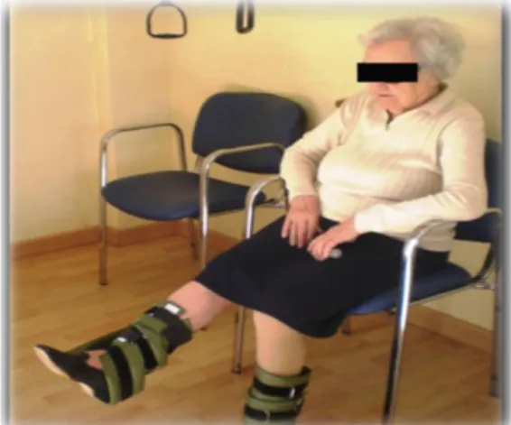 Figura 8. Ejercicio extensión de rodilla. 