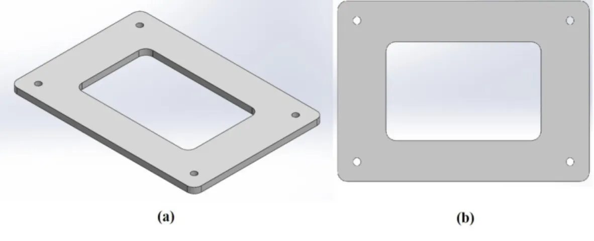 Figura 10. Diseño 3D tapa base. 
