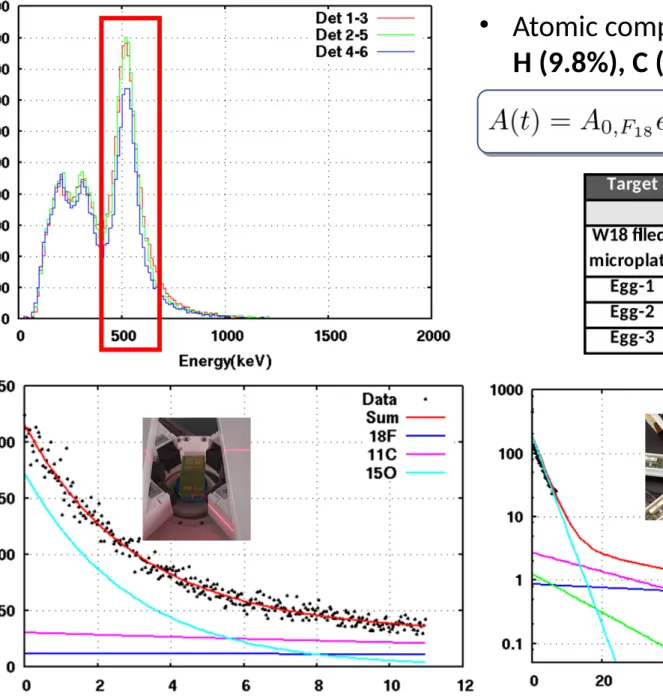 Fig. Decay curves and 