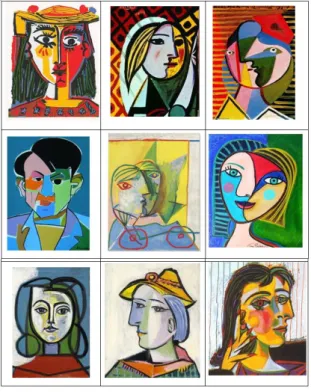 Figura 14. Retratos de Picasso 