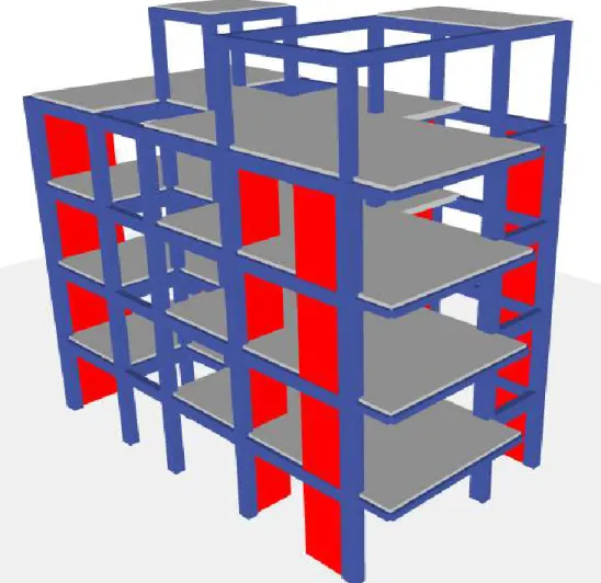Figura 22: Modelo del edificio en 3D 
