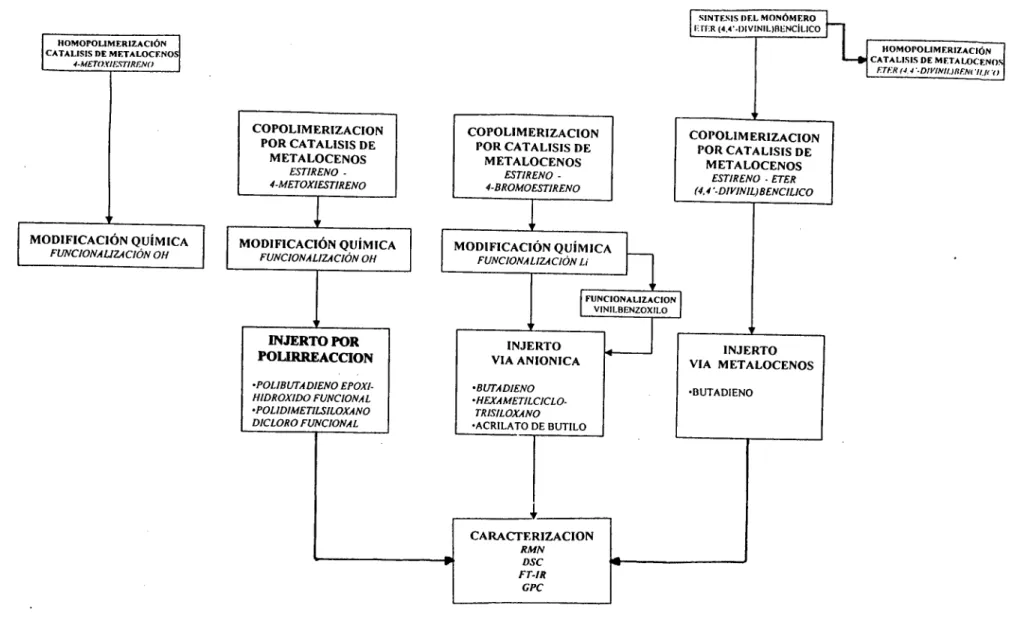 Figura 10. Esquema general de síntesis. 