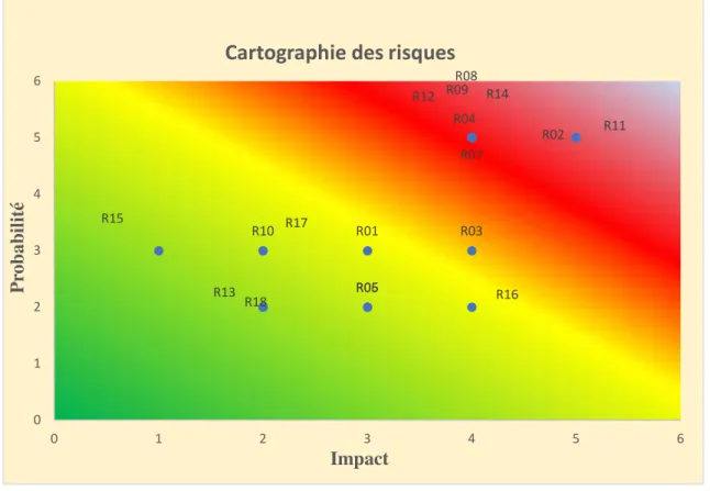 Figure 6 : Cartographie des risques 