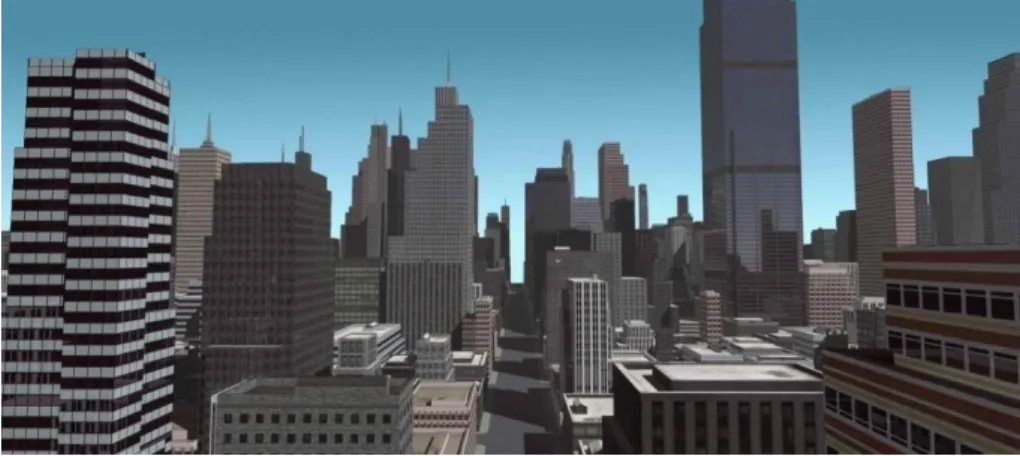 Figura 1. En algún lugar de Manhattan virtual [1]. 