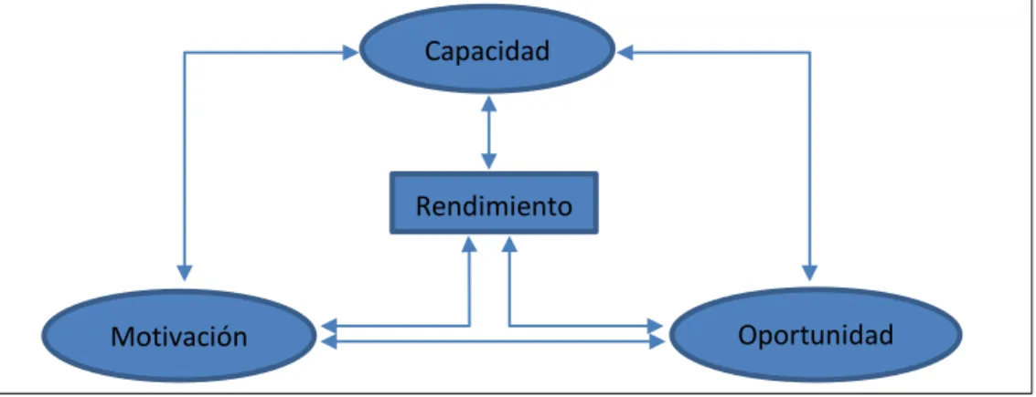 Figura 5. Dimensiones del rendimiento 