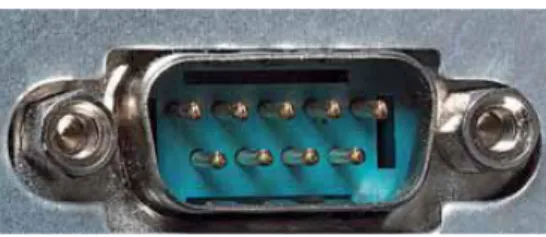Figura 9: Conector serie RS-232 de 9 pines 
