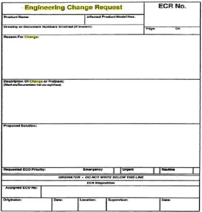 Figura 1: Formato ECR 