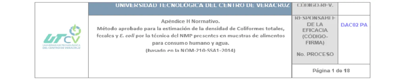 Figura 2.  Estructura de encabezado de documento 