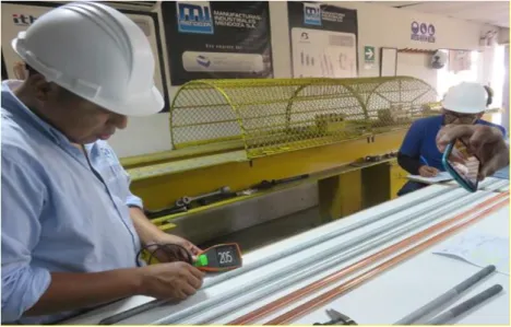 Figura 12. Pruebas de galvanizado