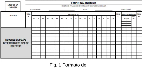 Fig. 1 Formato de  registro. 