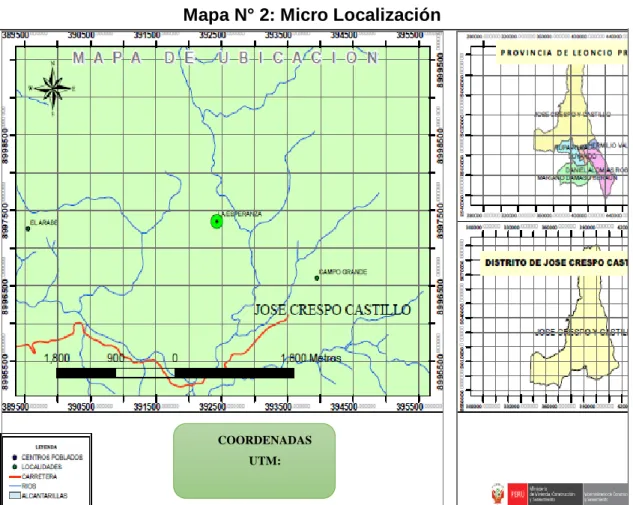 Mapa N° 2: Micro Localización