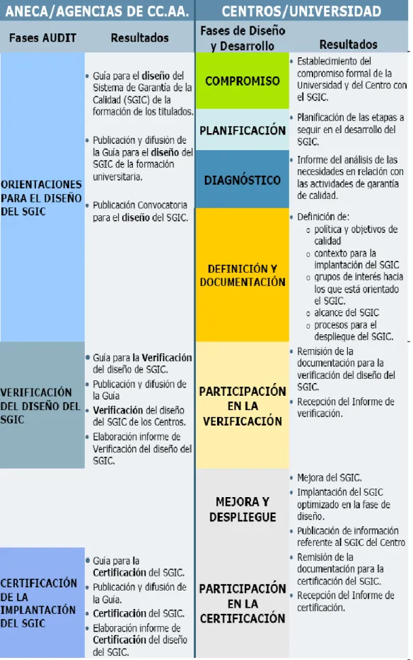 Gráfico 2.8. Fases del Programa Audit 