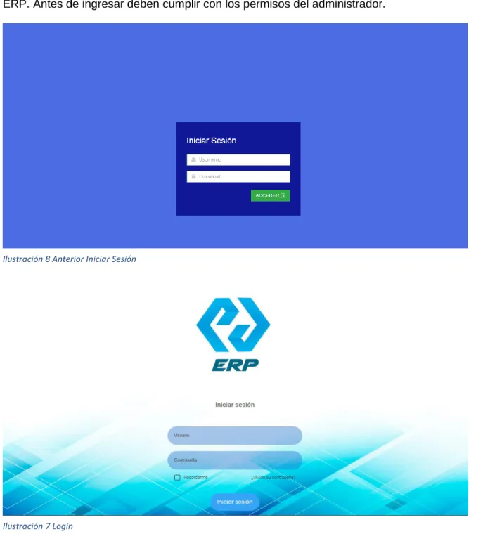 Ilustración 7 Login 