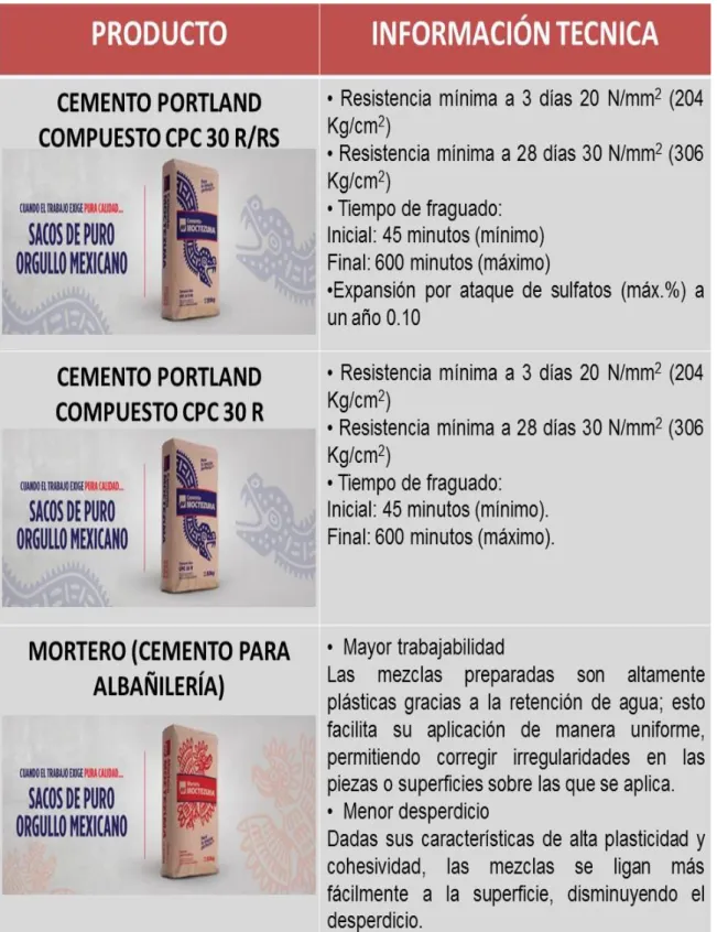 Ilustración 4 Productos 