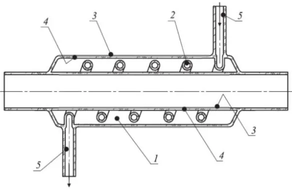 Figura 9: Reactor de flujo de barrera ultravioleta 