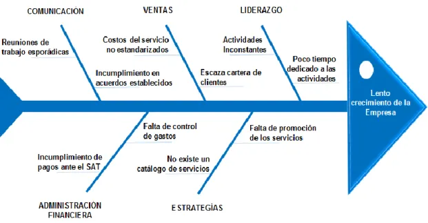 Ilustración 6 Diagrama de Ishikawa CDE 