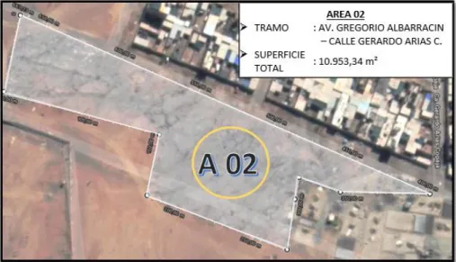 Figura 13.  Zonificación del Área 2 