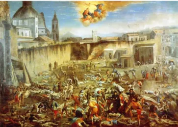 Figura 2. La peste de 1650 