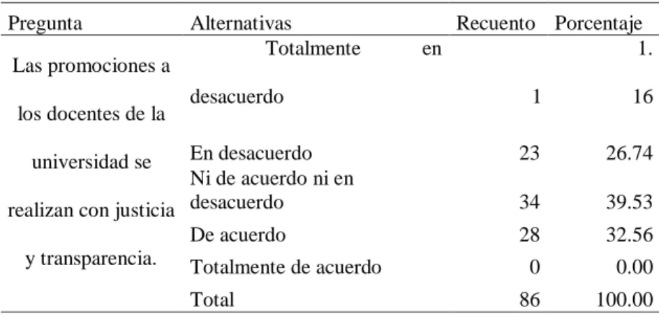 Figura 9. Promoción docente 