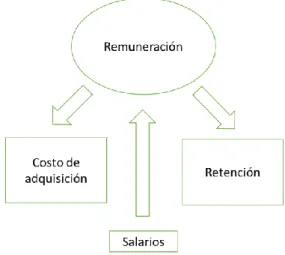 Figura 1. Modelo de remuneración de Heathfield 