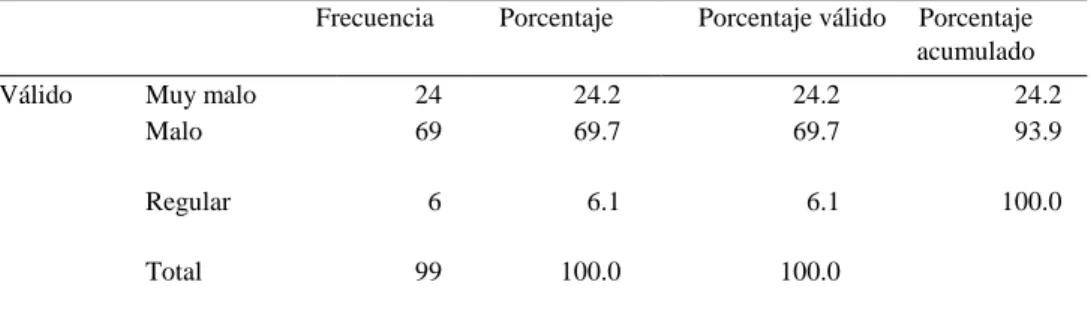 Figura 9 Dimensión Infraestructura general 
