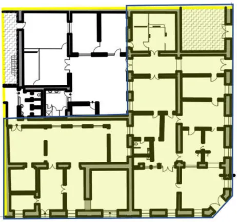 Figura 14 Geometría de la planta existente   