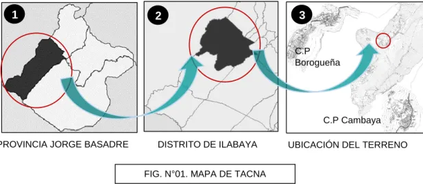 FIG. N°01. MAPA DE TACNA 