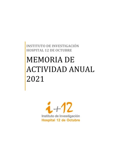 GUÍAS DE PRÁCTICA CLÍNICA - memoria de actividad anual 2021