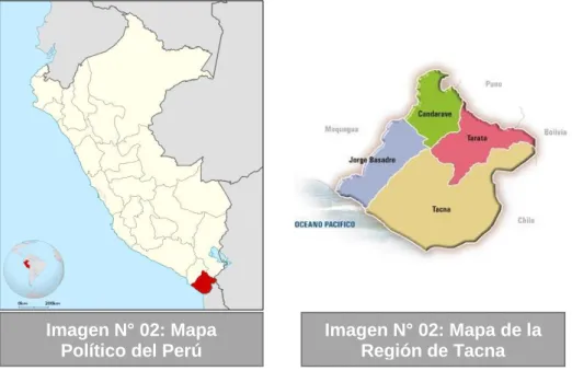 Imagen N° 02: Mapa  Político del Perú 