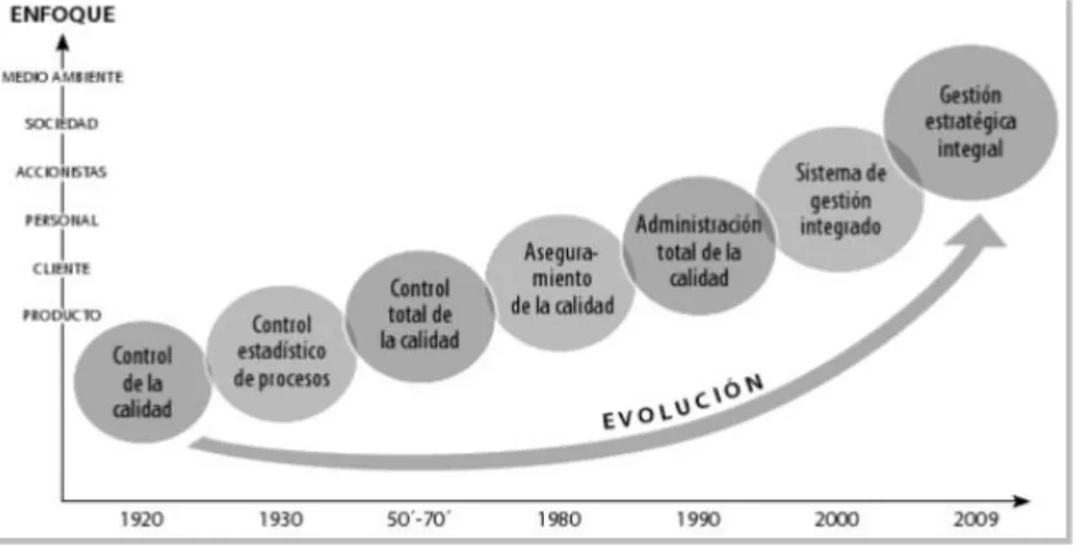 Figura 6. Evolución de la calidad 