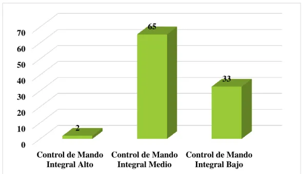 Figura 7. Análisis descriptivo de la variable Cuadro de Mando Integral. 