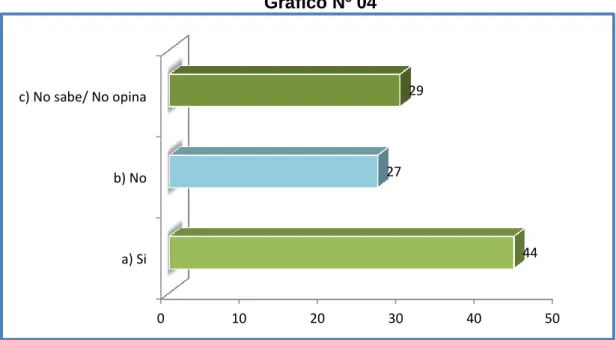 Gráfico Nº 04 