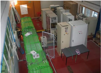 Figure 3. Switched Reluctance Linear Generator during Dry Testing. 