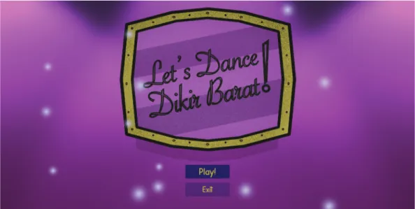 Figure 7: Let’s Dance! Dikir Barat - Title Screen