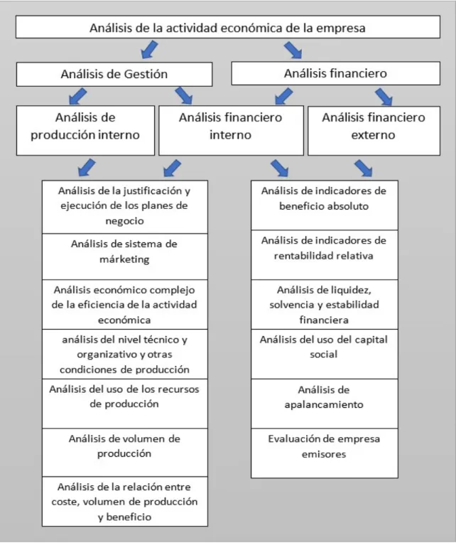 Fig. 1.3. Relación entre análisis financiero y de gestión 