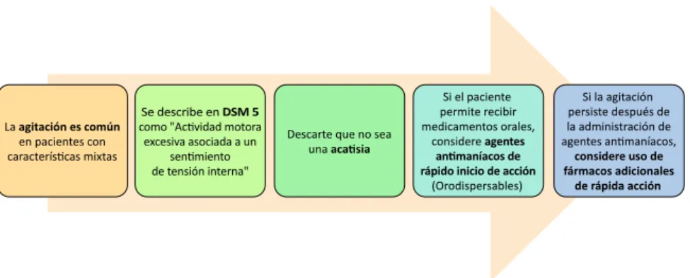 Figura 1: agitación en manía.