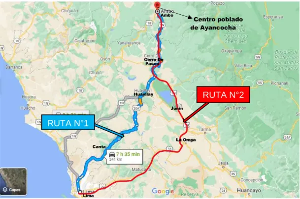 Mapa geográfico del área de estudio. 