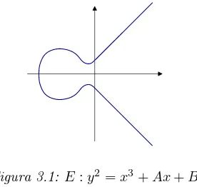 Figura 3.1: E : y2 = x3 + Ax + B