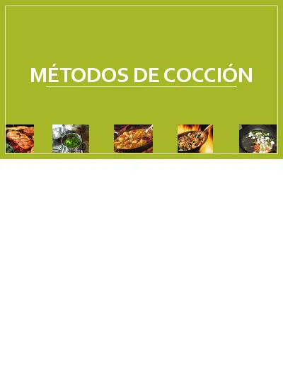 Al Vapor La Cocción Al Vapor Consiste En Cocinar Los Alimentos A Través ...