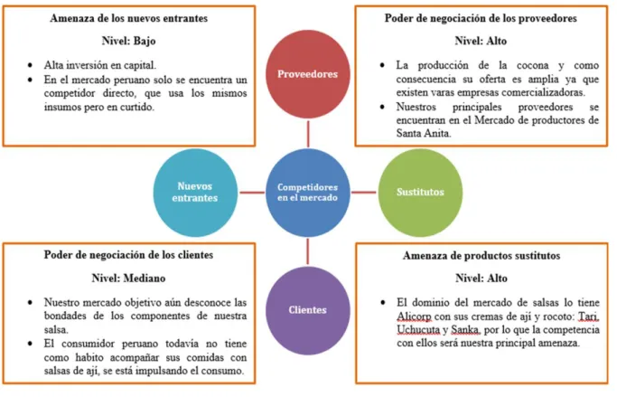 Gráfico 9: Análisis 5 fuerzas de Porter  Fuente: Elaboración propia 