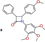 Figura 6. Estructura del compuesto 9 con actividad en la línea celular MCF-7 