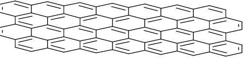 Figura 2. Representación esquemática del grafeno 