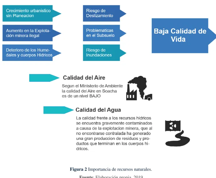 Figura 2 Importancia de recursos naturales. 