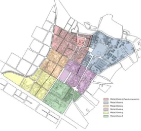 Figura 5 Piezas de intervención urbana.  