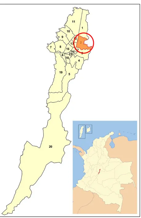 Figura 11. Localidad de Chapinero en Bogotá 