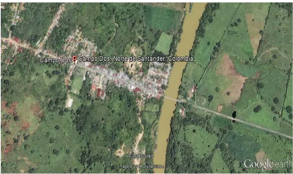 Figura 1. Localización general del proyecto (Google Earth) 