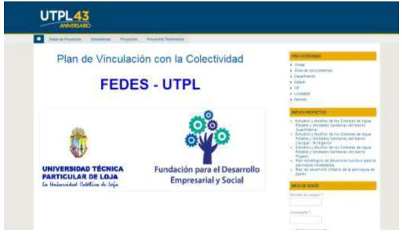 Tabla 15. Descripción de las subpáginas del sitio 