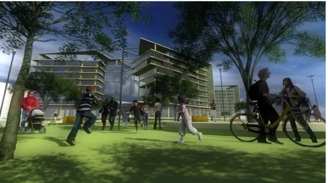 Figura 12. Aproximación al edificio 