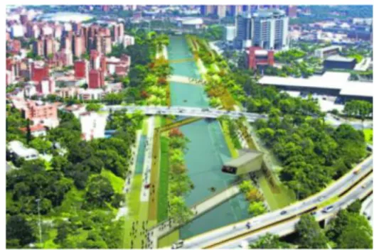 Figura 2: parque rio Medellín 