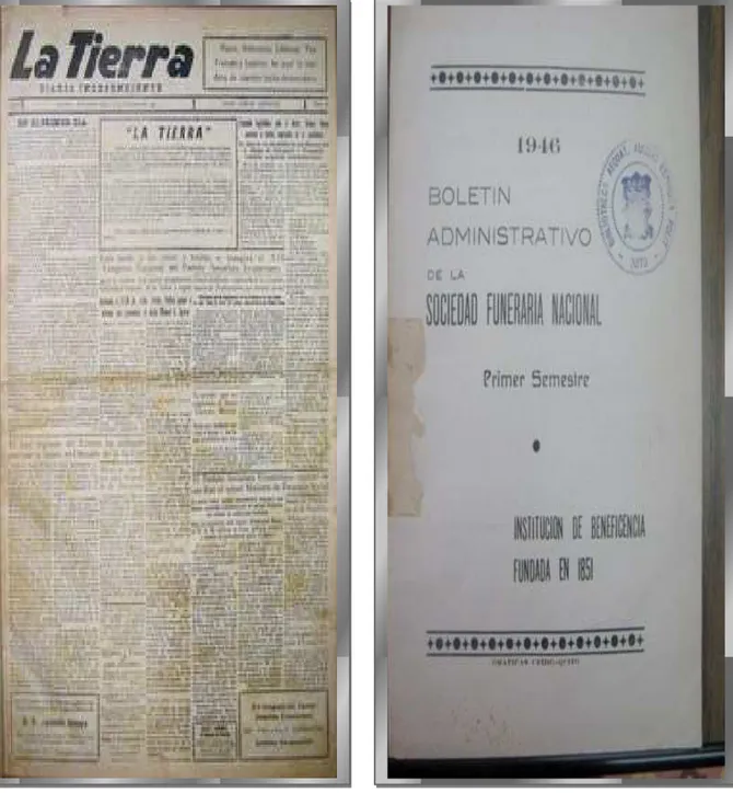 Figura 2.31.  Boletín Administrativo de la Sociedad Funeraria Nacional. Boletín. Año 1946